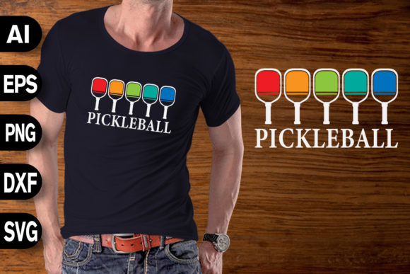 Pickleball Retro Color