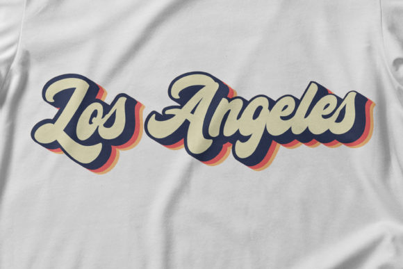Retro Los Angeles Typography